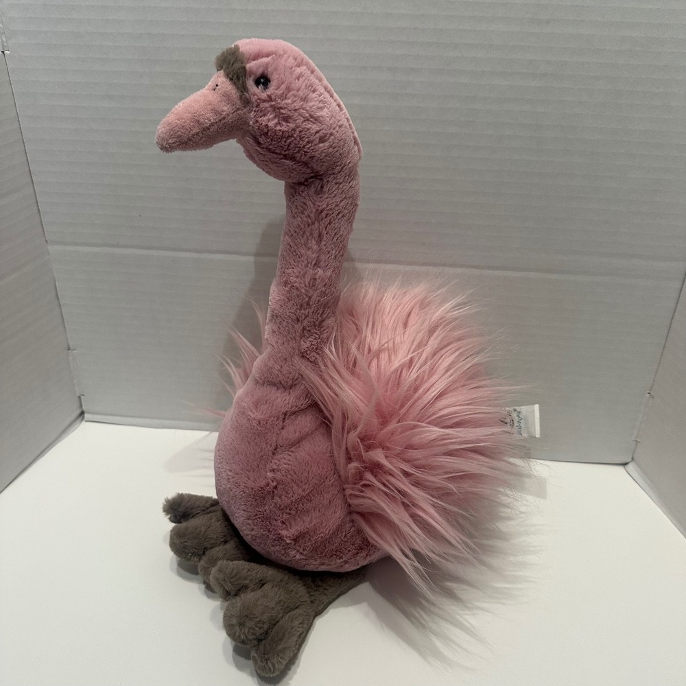 Jellycat Solange Swan Rose Pink Plush Stuffed Animal Rare Retired